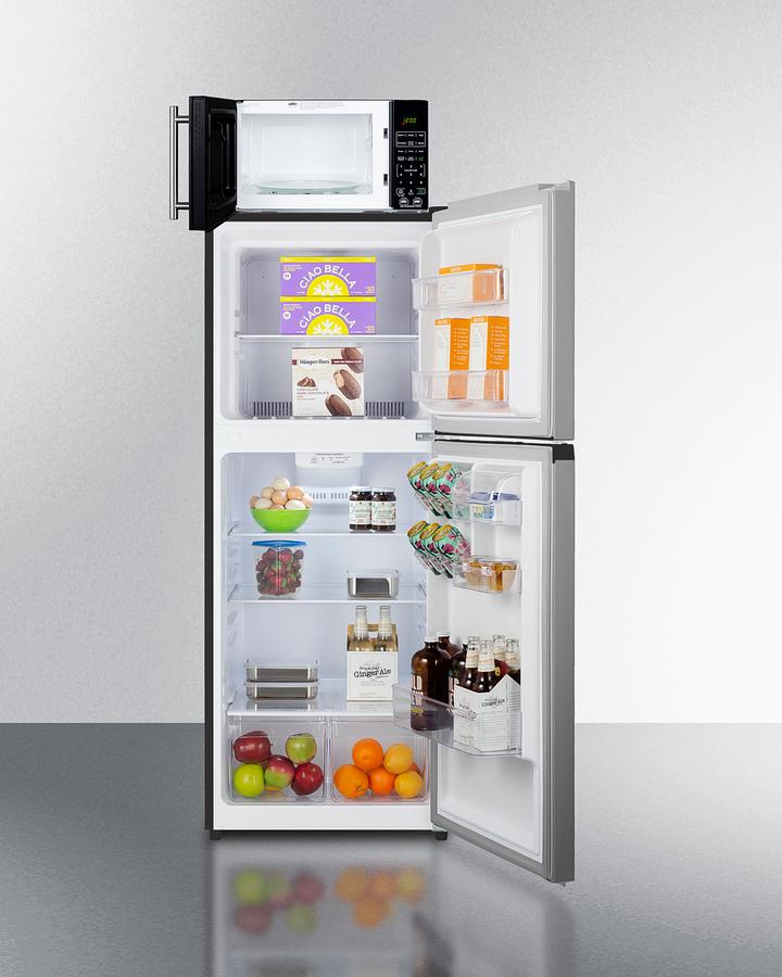 Summit MRF1089PLA Microwave/Refrigerator-Freezer Combination With Allocator