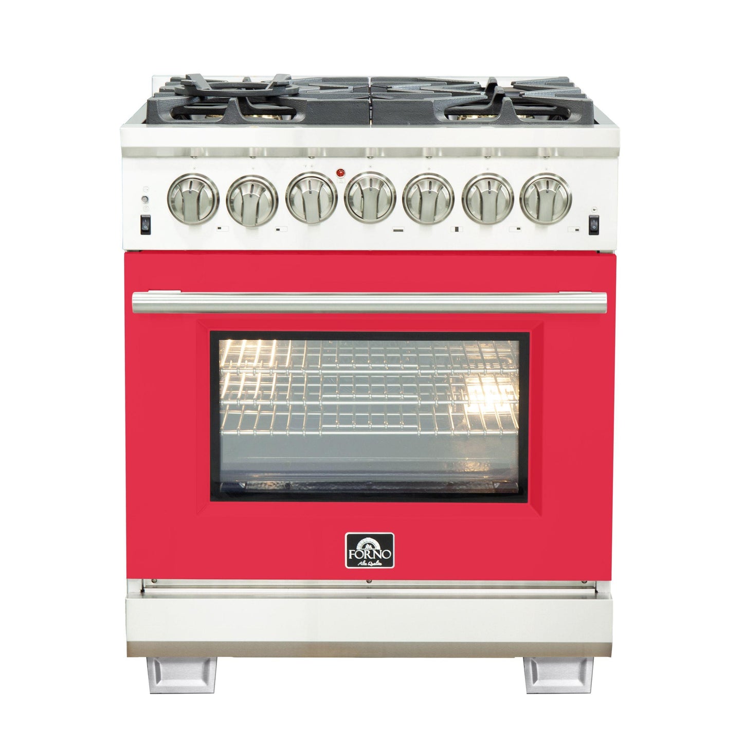 Forno FFSGS618730 Capriasca - Titanium Professional 30" Freestanding Dual Fuel Range