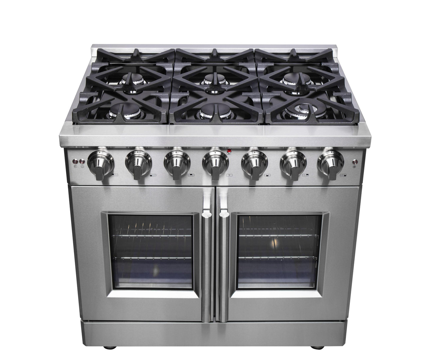 Forno FFSGS643936 Forno Massimo 36" Freestanding French Door Gas Convection Range