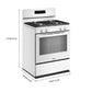 Whirlpool WFGS3030RW 30-Inch Gas Range With Crispy Mode And Dishwasher Safe Grates