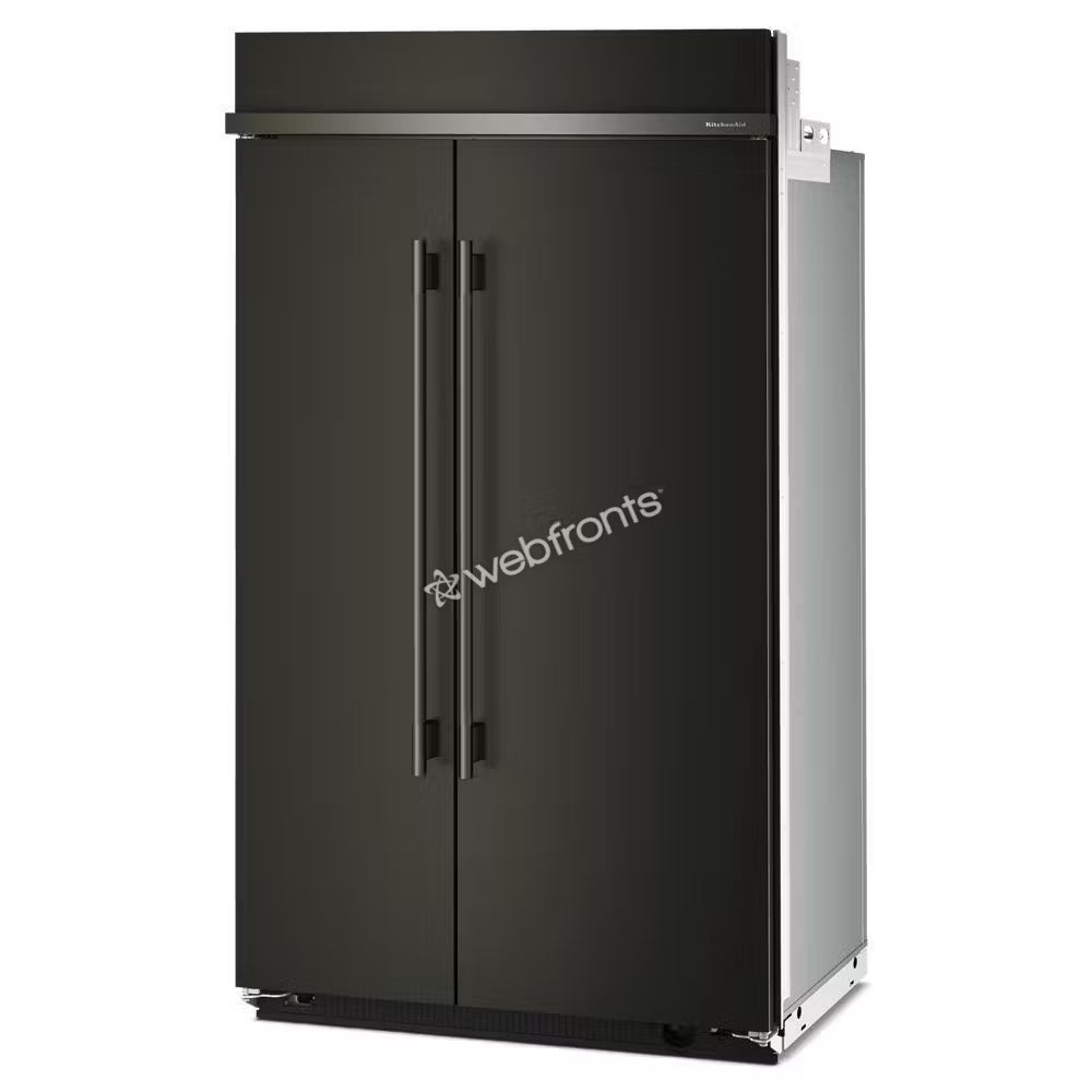 Kitchenaid KBSN748SBE 30 Cu. Ft. 48" Built-In Side-By-Side Refrigerator With Platinum Interior