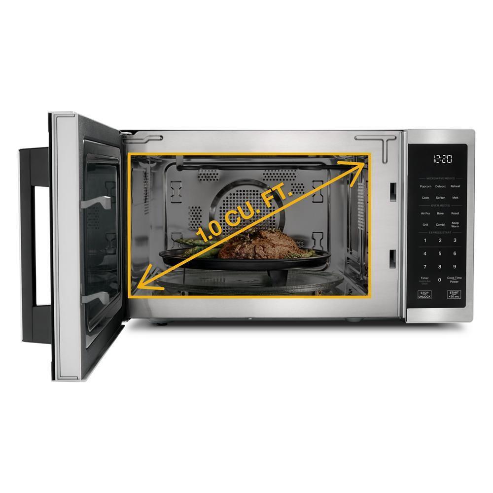 Whirlpool WMCS5522RS 1.0 Cu. Ft. Stainless Steel All-In-One Multifunctional Countertop Microwave With Air Fry - 900 Watt
