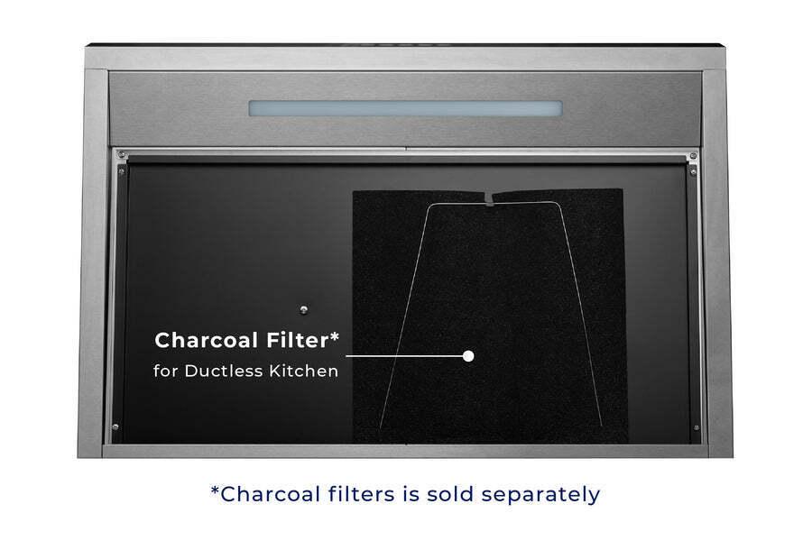 Hauslane UCB018SS30 Hauslane Chef 30-In Ductless Stainless Steel Undercabinet Range Hood