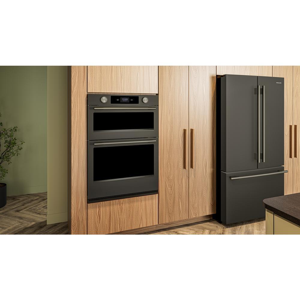 Kitchenaid KOEC930SBE 30-Inch Smart Electric Combo Wall Oven With Intelligent Cooking Camera - Black Ore