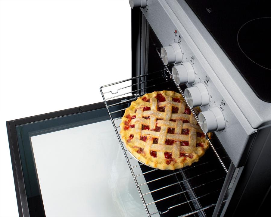 Summit REXT20SS 20" Wide Electric Smooth-Top Range