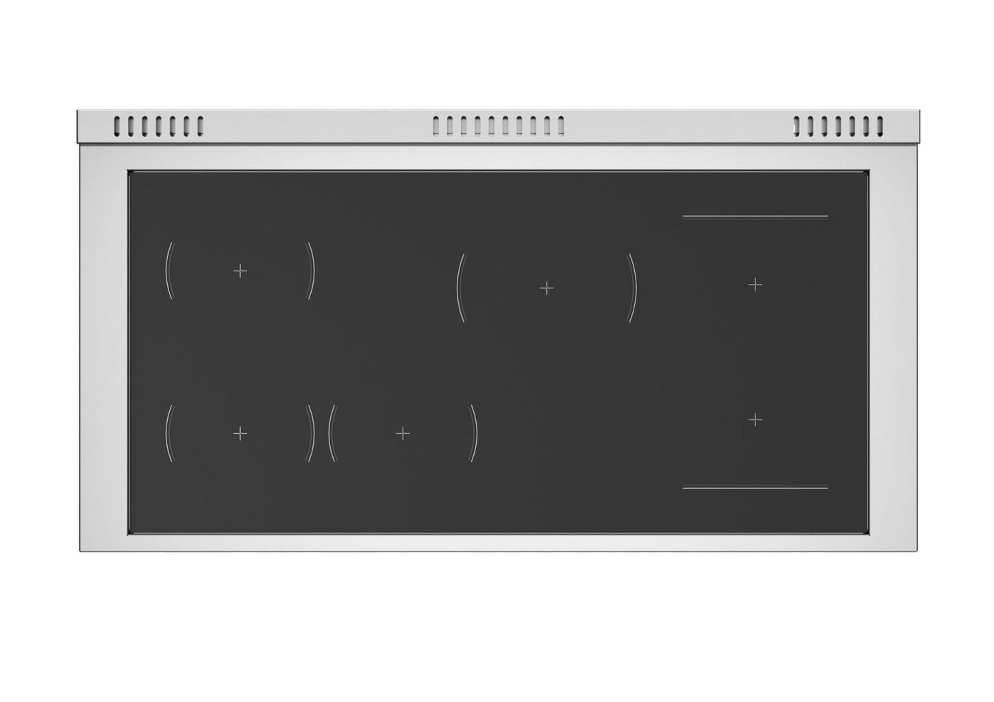 Bertazzoni MAS486INMXV Bertazzoni Master Series 48" Fingerprint Resistant Stainless Steel Induction Range