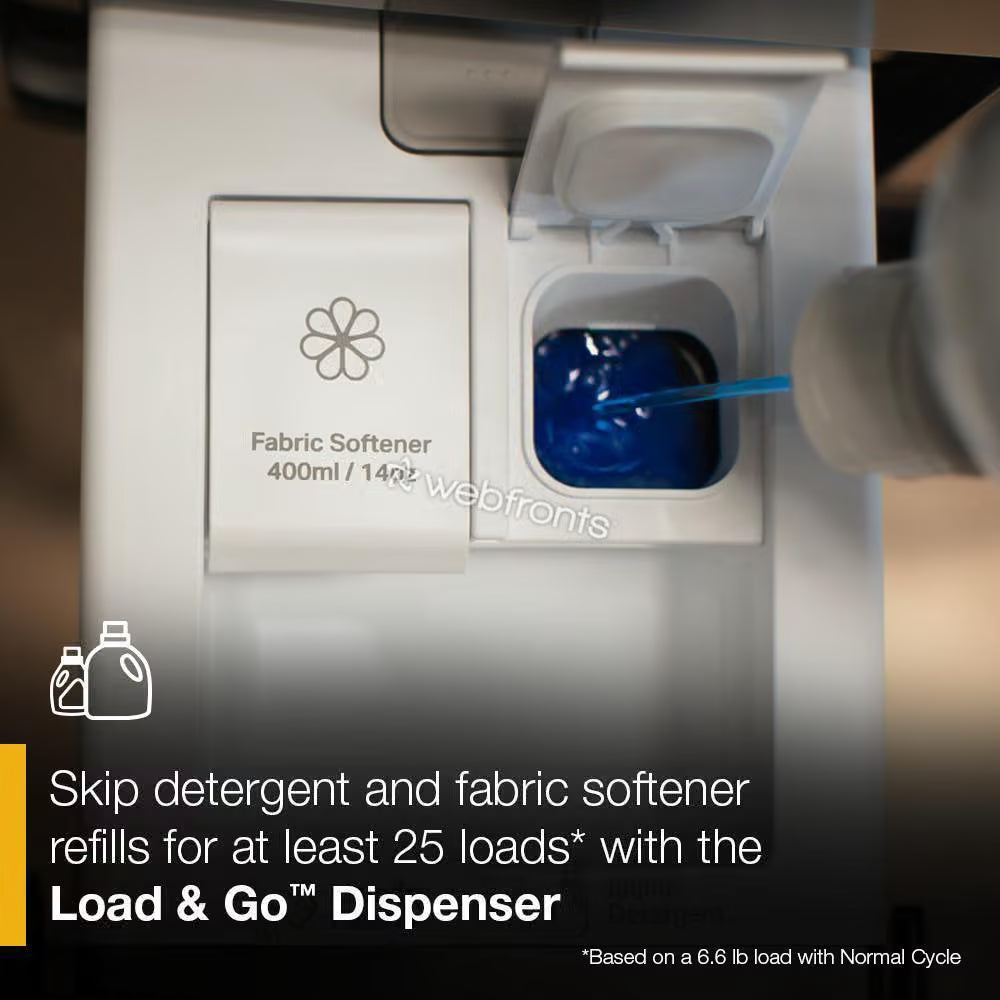 Whirlpool WFH5424SW Compact Energy Star® Ventless Heat Pump Laundry Tower With 2.7-Cu Ft Washer And Electric 4.3-Cu Ft Dryer