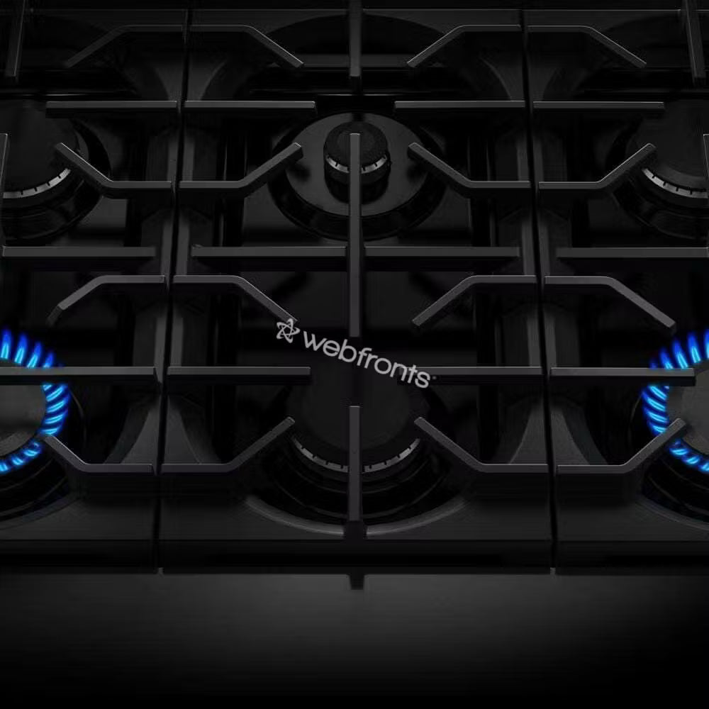 Kitchenaid KFGD948SBE Kitchenaid® 48-Inch 6 Burner Commercial-Style Gas Range With Griddle