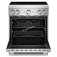 Kitchenaid KFIS930SSS 30-Inch 4-Element Induction Freestanding Commercial-Style Range With Air Fry
