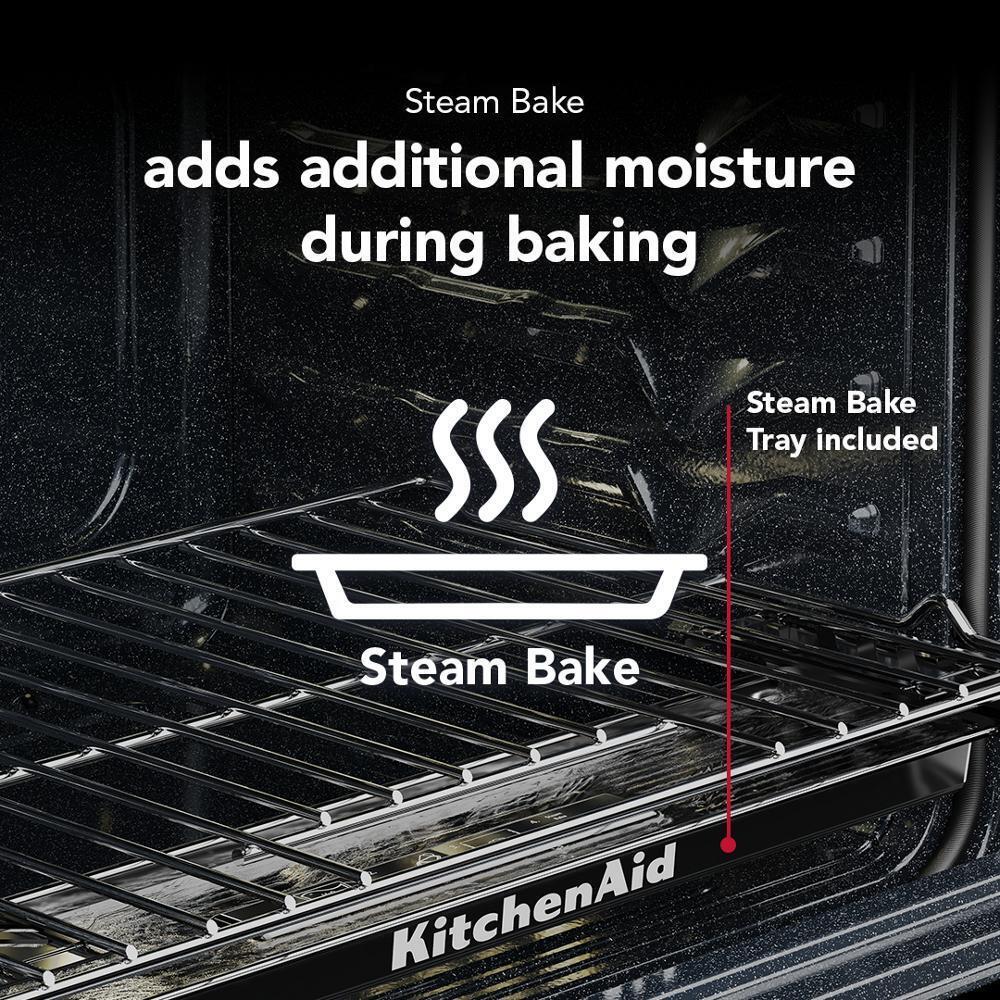 Kitchenaid KSES530SJP 5.3 Cu. Ft. Smart Slide-In Electric Range With Two Even-Heat&#8482; Hyper Elements And Convection Cooking Modes