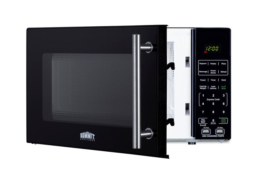 Summit SM903BSA1 Compact Microwave With Usb Ports And Allocator