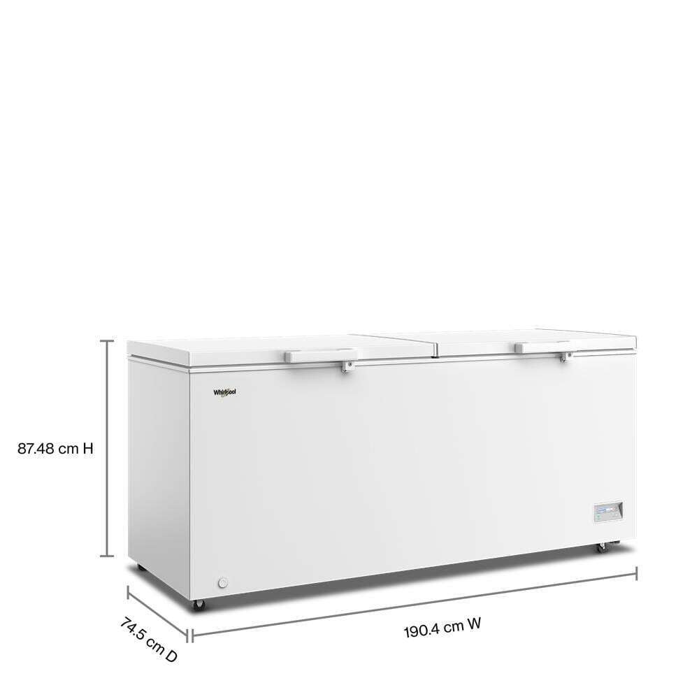 Whirlpool WZCC5522TW Whirlpool® 22 Cu. Ft. Convertible Freezer-To-Fridge Chest Freezer With 4 Storage Baskets