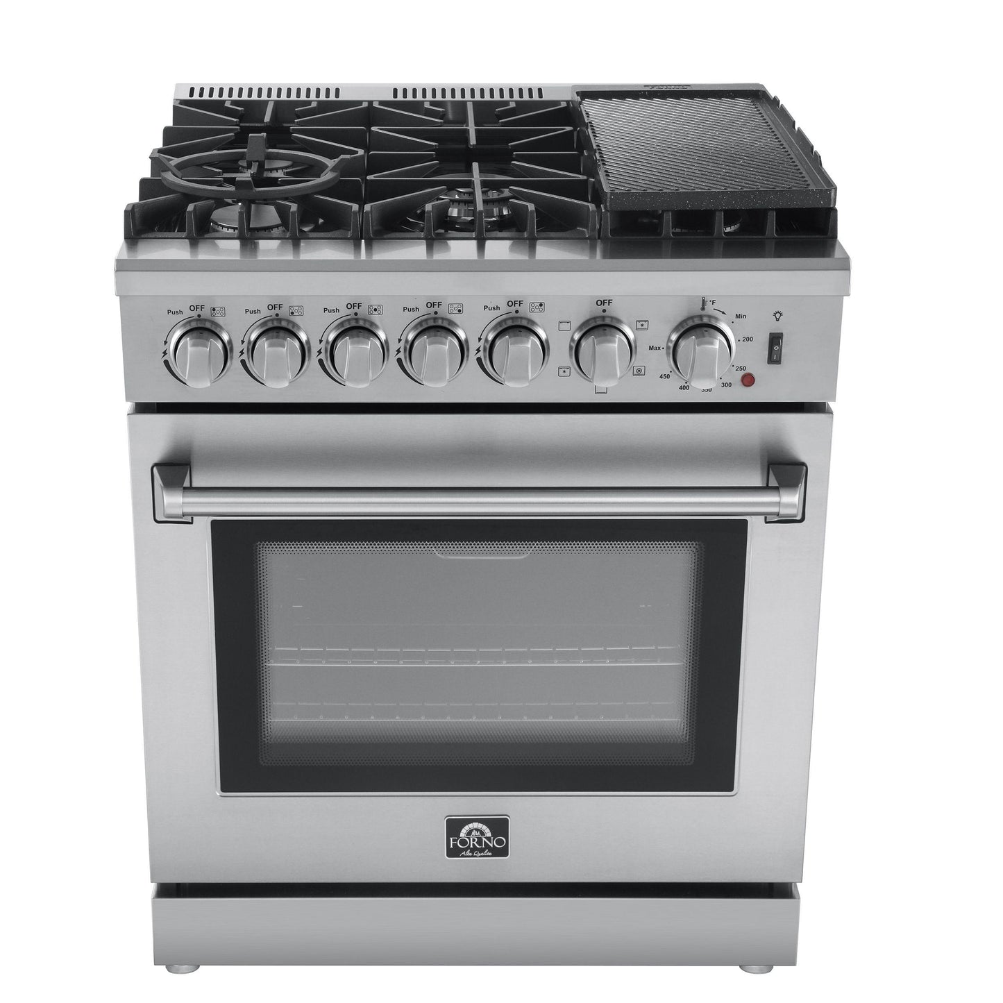 Forno FFSGS619630 Lazio 30" Freestanding Dual Fuel Range