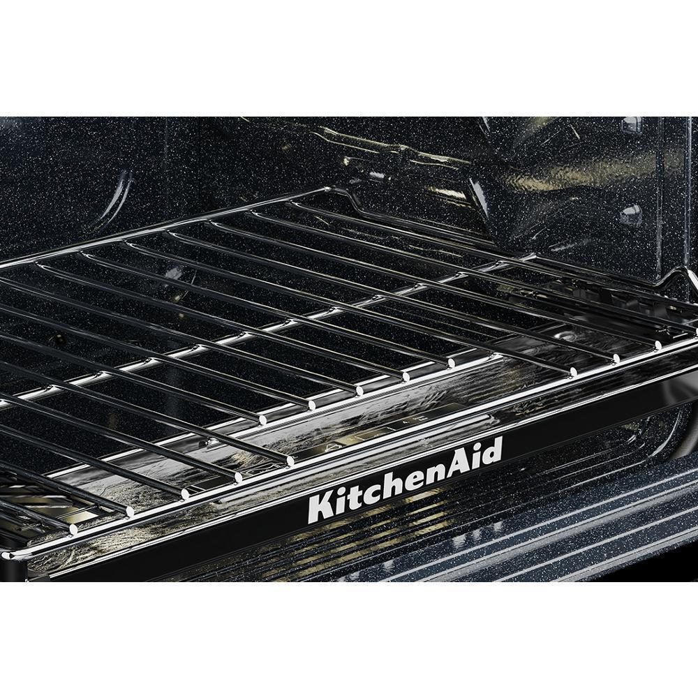 Kitchenaid KSGS530SJP 5.0 Cu. Ft. Smart Slide-In Gas Range With Convection Cooking Modes And 2-In-1 Burner