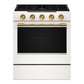Kitchenaid KSGS530SPL 5.0 Cu. Ft. Smart Slide-In Gas Range With Convection Cooking Modes And 2-In-1 Burner
