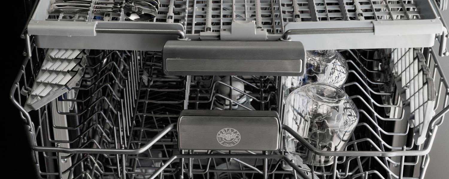 Bertazzoni DW24T3IPT26 24 Inch Dishwasher Tall Tub Full Touch User Interface, 16 Place Settings, 39 Db, 8 Wash Cycles Panel Ready