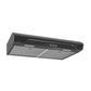 Broan ALT2303BLS Alta 30-Inch 350 Max Blower Cfm 1.5 Sones Black Stainless Range Hood