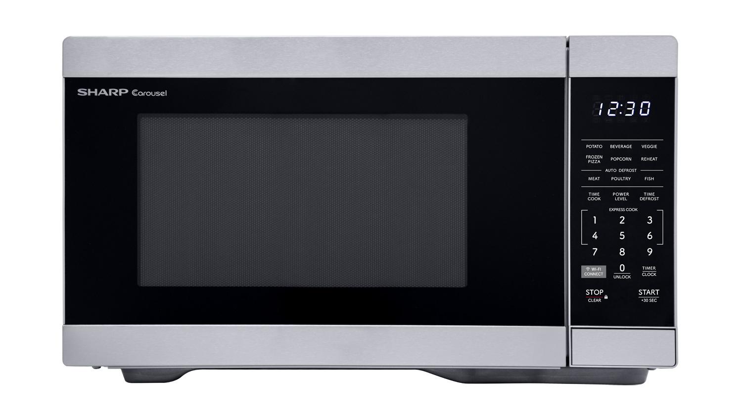 Sharp SMC1169KS Sharp 1.1 Cu. Ft. 1000W Smart Stainless Steel Countertop Microwave Oven