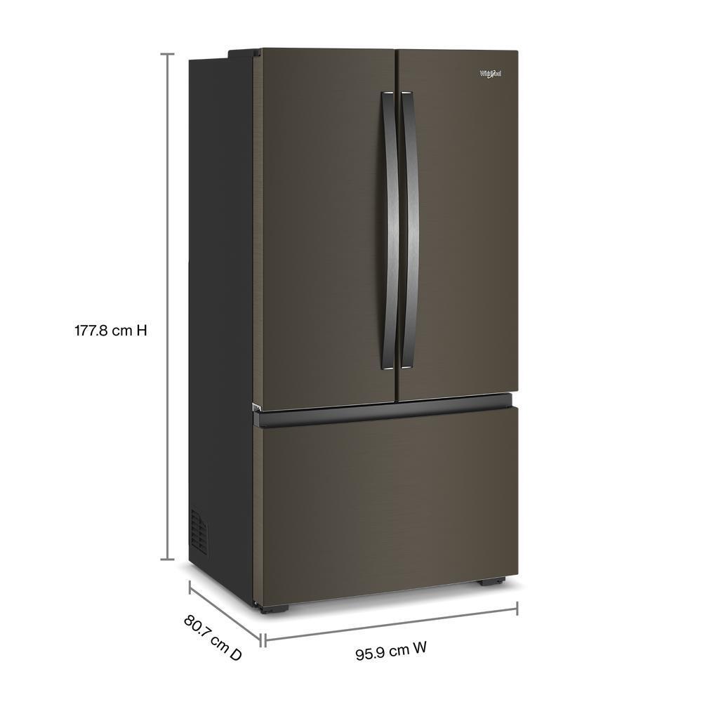Whirlpool WRFC3036RV 36-Inch Wide True Counter Depth 3-Door French Door Refrigerator - 24 Cu. Ft.