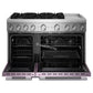 Kitchenaid KFDD948SWF 48-Inch 6 Burner Commercial-Style Dual Fuel Range With Griddle