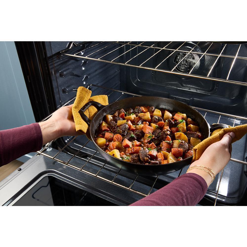 Whirlpool WSGS4530TS 30-Inch Gas Smart Range With Air Cooking Technology And Steam Clean