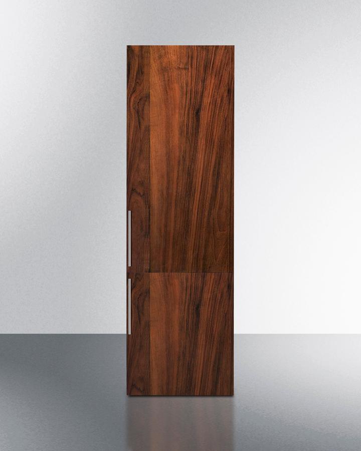 Summit FFBF11NT 24" Wide Fully Integrated Bottom Mount Refrigerator-Freezer (Panel Not Included)