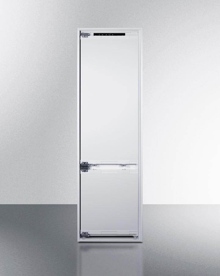 Summit FFBF11NTLHD 24" Wide Fully Integrated Bottom Mount Refrigerator-Freezer (Panel Not Included)