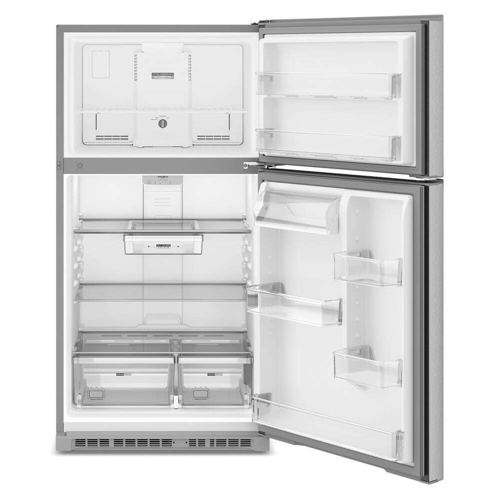Whirlpool WRTX7421TZ Whirlpool® 32.8-Inch Wide Top Freezer Refrigerator With Total Coverage Cooling- 21.3 Cu. Ft.