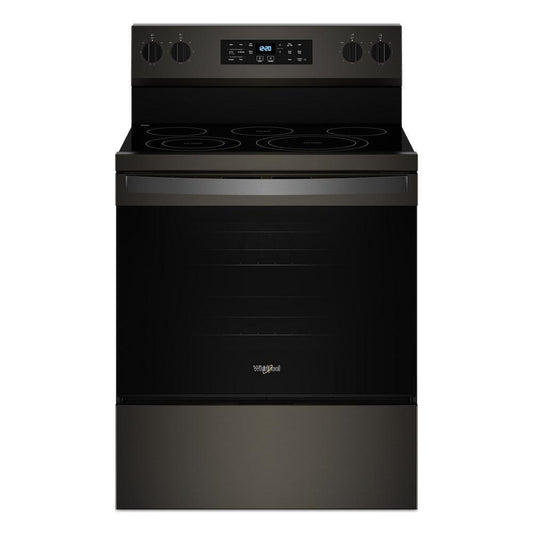 Whirlpool WFES5030RV 30-Inch Energy Star Electric Range With Air Cooking Technology, No Preheat Air Fry And Air Baking And Self Clean