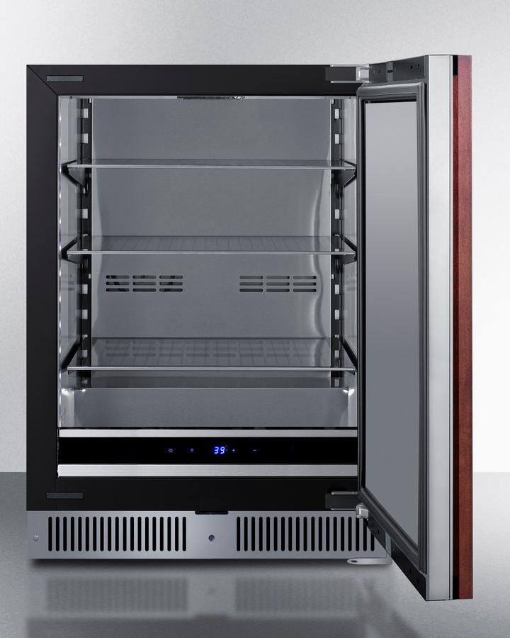 Summit SDHR2444PNRLHD 24" Wide Built-In All-Refrigerator (Panel Not Included)