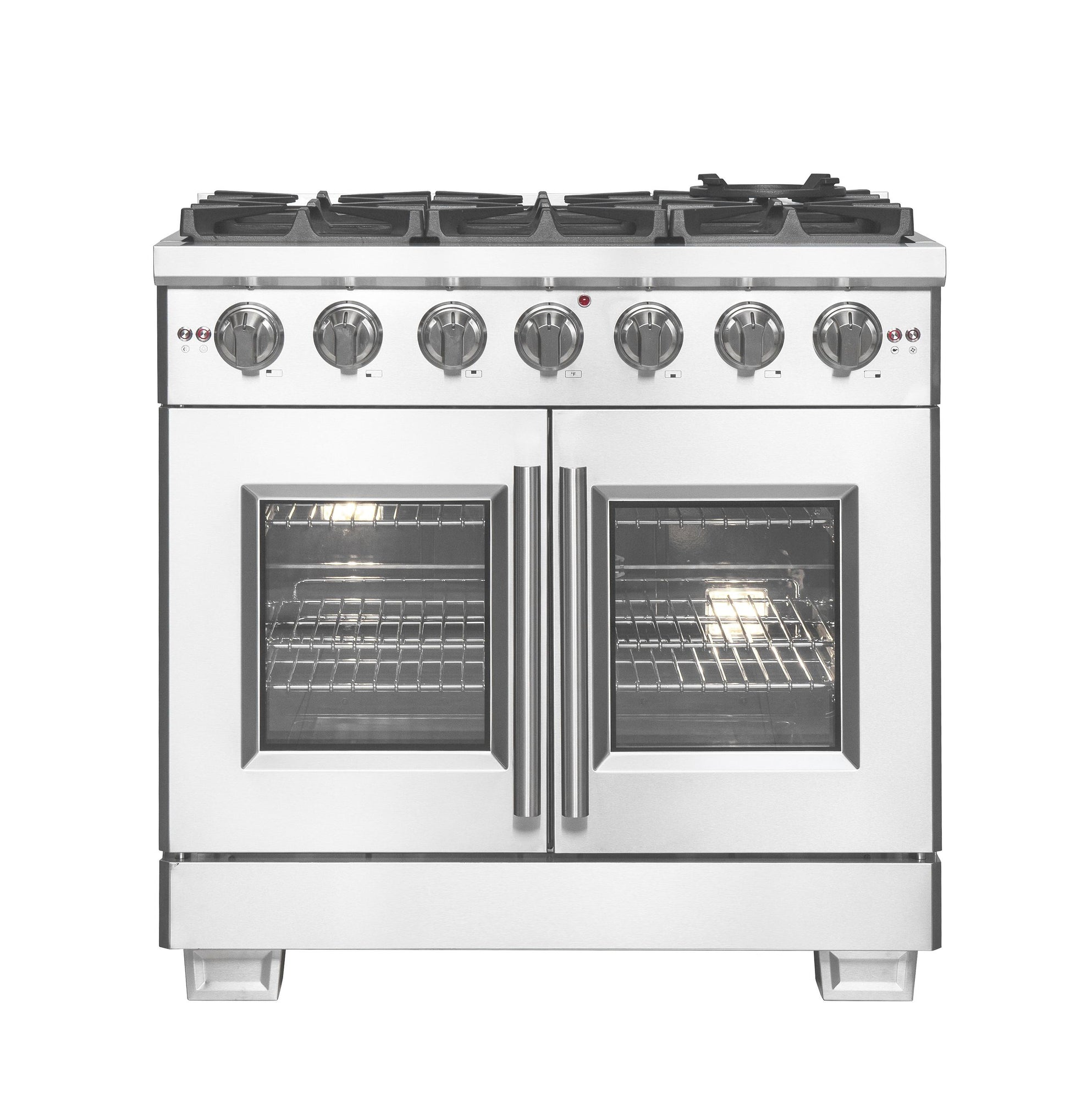 Forno FFSGS646036 Forno Capriasca 36" Freestanding French Door Gas Range