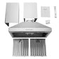 Hauslane WM530SS30P Hauslane Chef 30-In Convertible Stainless Steel Wall-Mounted Range Hood