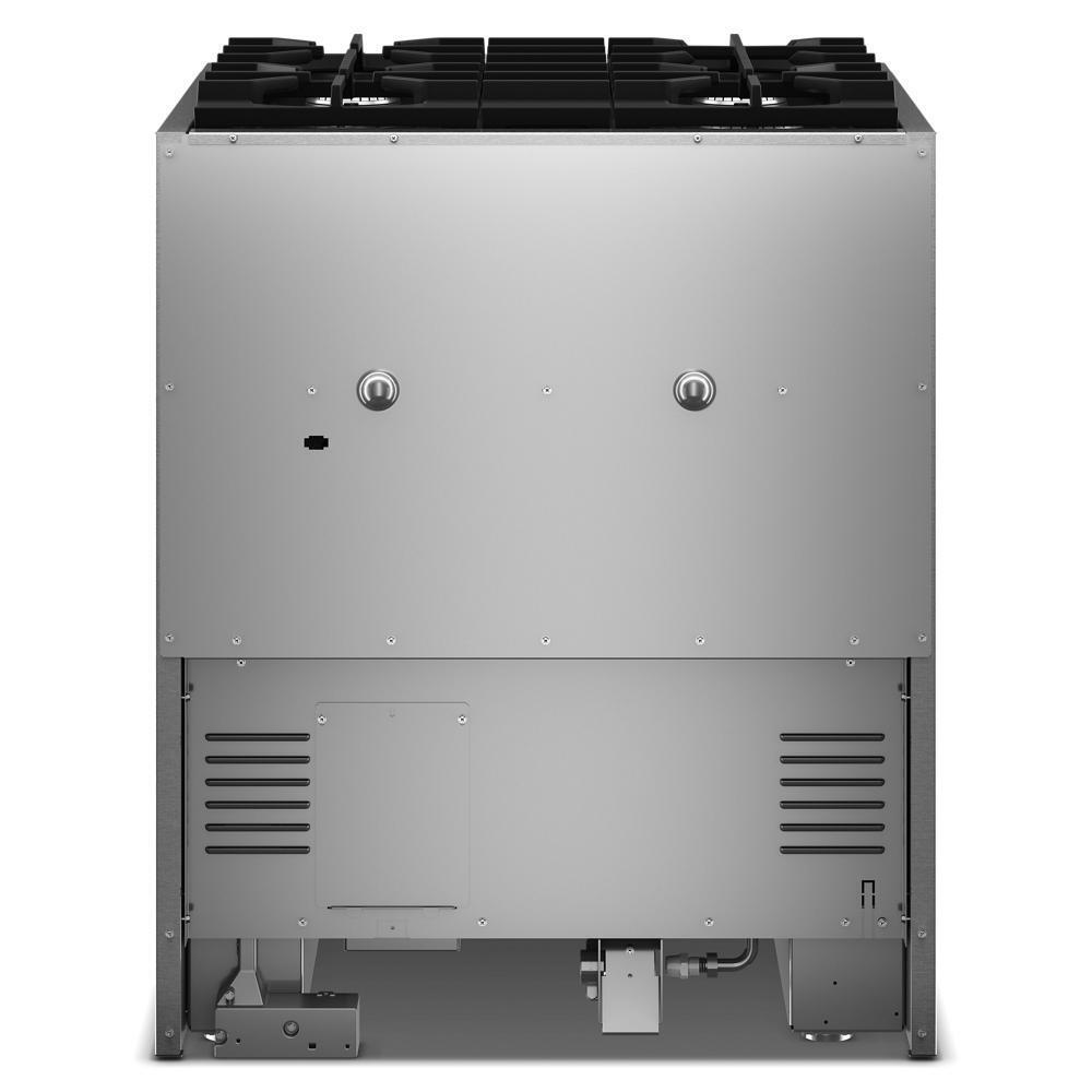 Kitchenaid KFDS930SWF 30-Inch 4 Burner Commercial-Style Dual Fuel Range With No Preheat Air Fry Mode