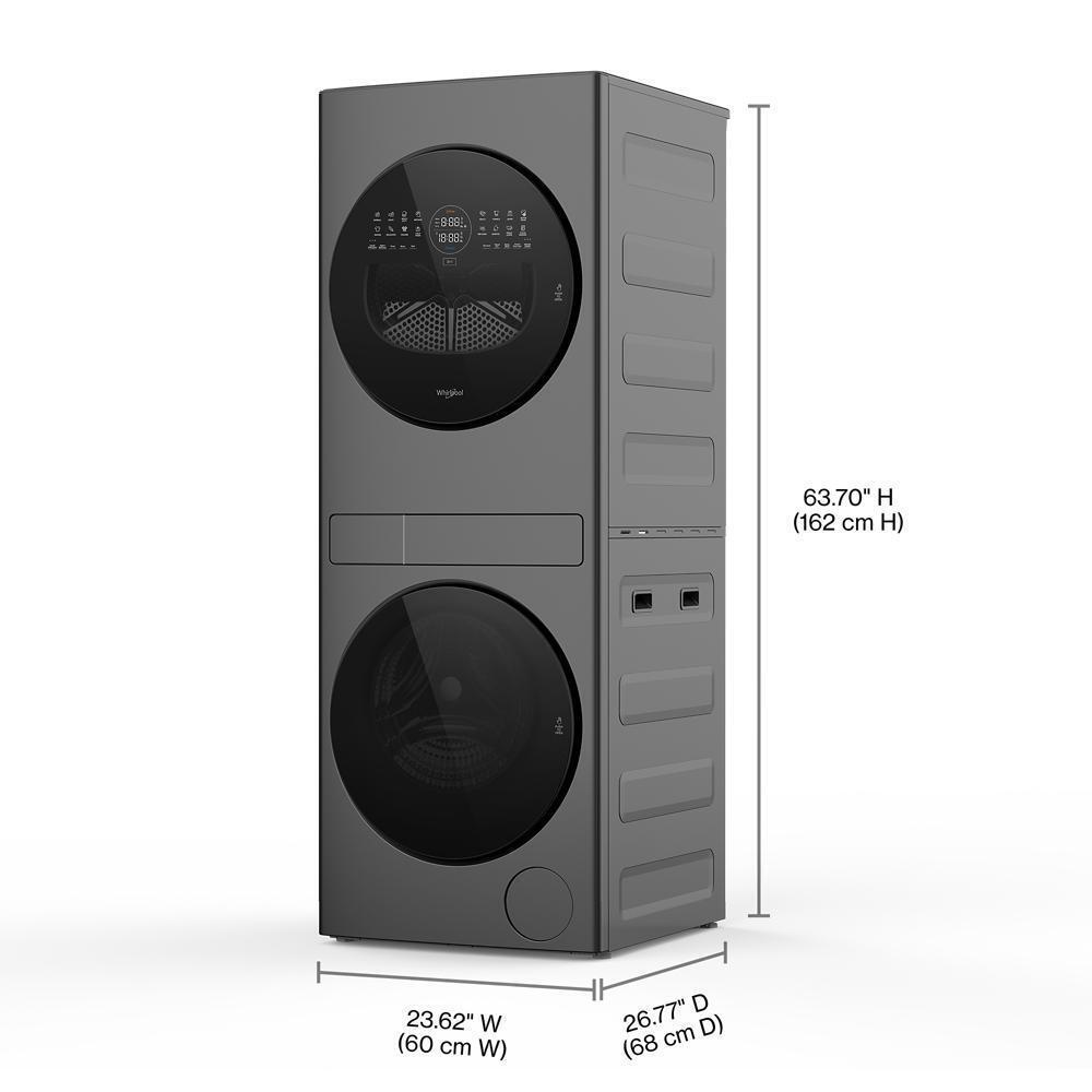 Whirlpool WFH5424SJ Compact Energy Star® Ventless Heat Pump Laundry Tower With 2.7-Cu Ft Washer And Electric 4.3-Cu Ft Dryer