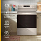 Whirlpool WFES5730SW 30-Inch Electric Range With Air Cooking Technology