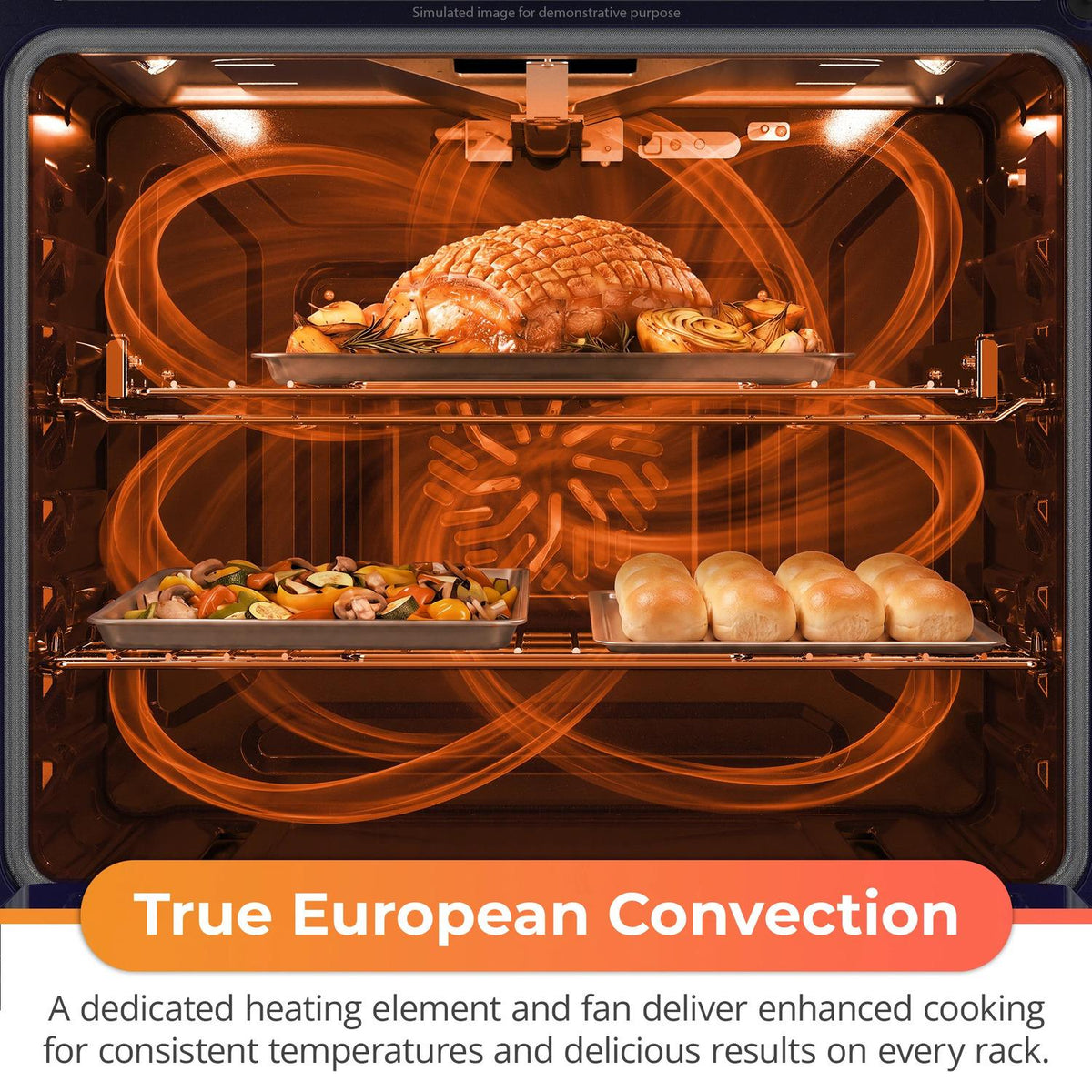 Sharp SSG3076SNS 30 In. 5 Burner 6.1 Cu. Ft. Slide-In Gas Range With True European Convection