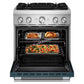 Kitchenaid KFDS930SAG 30-Inch 4 Burner Commercial-Style Dual Fuel Range With No Preheat Air Fry Mode