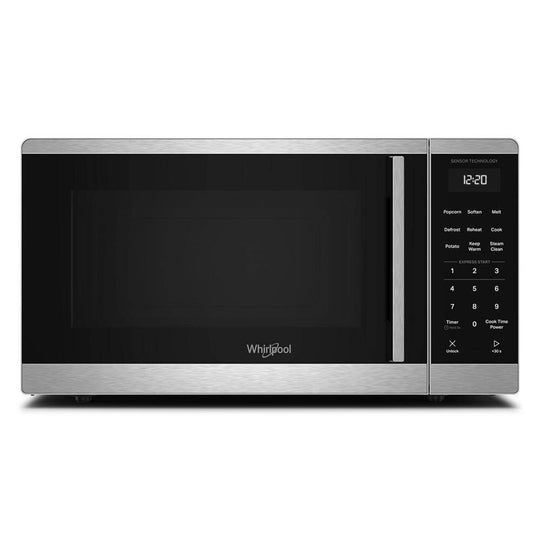 Whirlpool WMCS4321TZ 1.1 Cu. Ft. Stainless Steel Countertop Microwave With Sensor Cooking - 1000 Watt