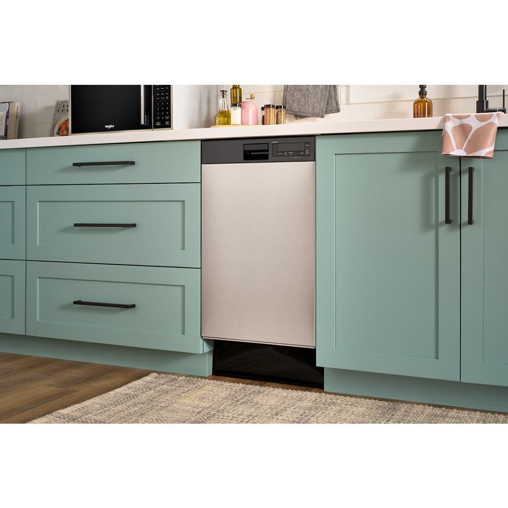 Whirlpool WDFS5118SS 18" Stainless Steel Dishwasher With Half Load Cycle And Triple Spray Arms - 48 Dba