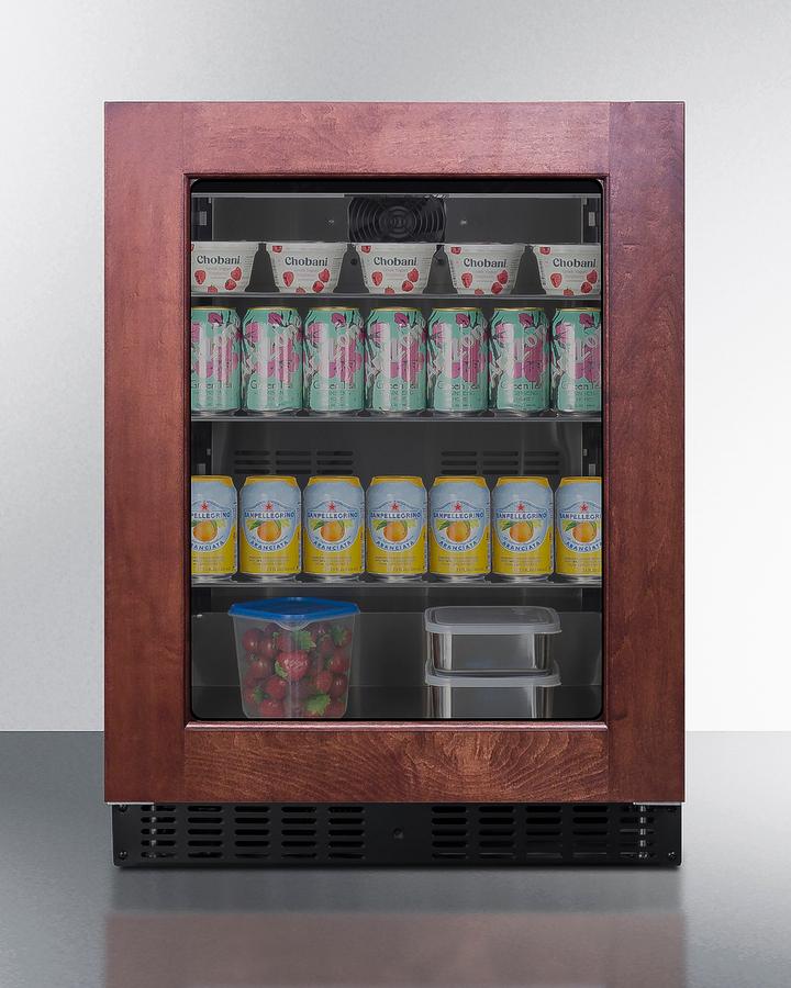 Summit ASDG2411PNRLHD 24" Wide Built-In Beverage Center, Ada Compliant (Panel Not Included)