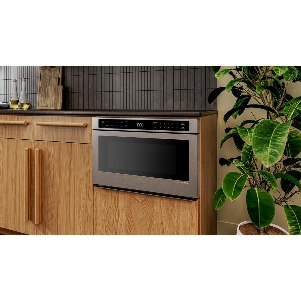 Kitchenaid KMBD524TPS 24" Under-Counter Microwave Oven Drawer With Steam Cooking