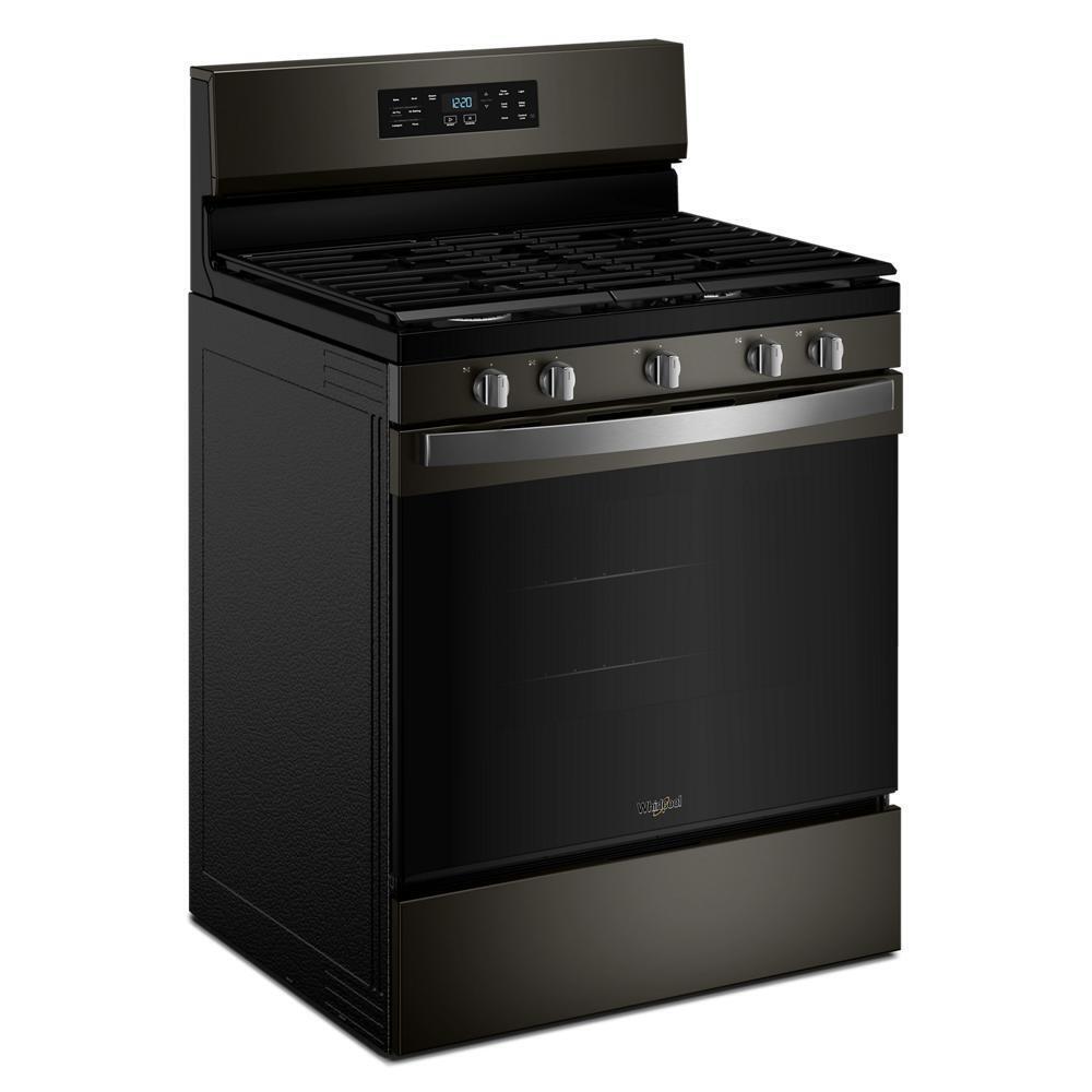 Whirlpool WFGS4530SV 30-Inch Gas Range With Air Cooking Technology And Steam Clean