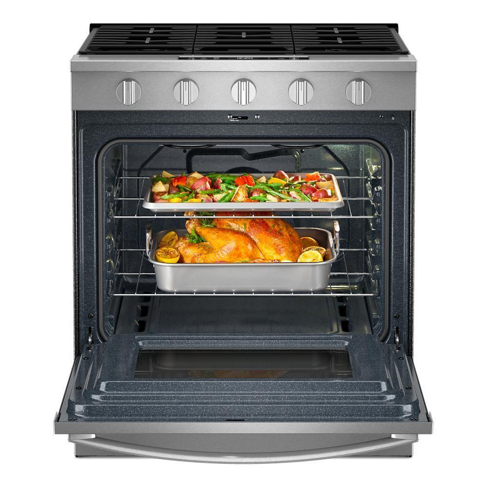 Whirlpool WSGS5030SZ 30-Inch Gas Smart Range With Air Cooking Technology
