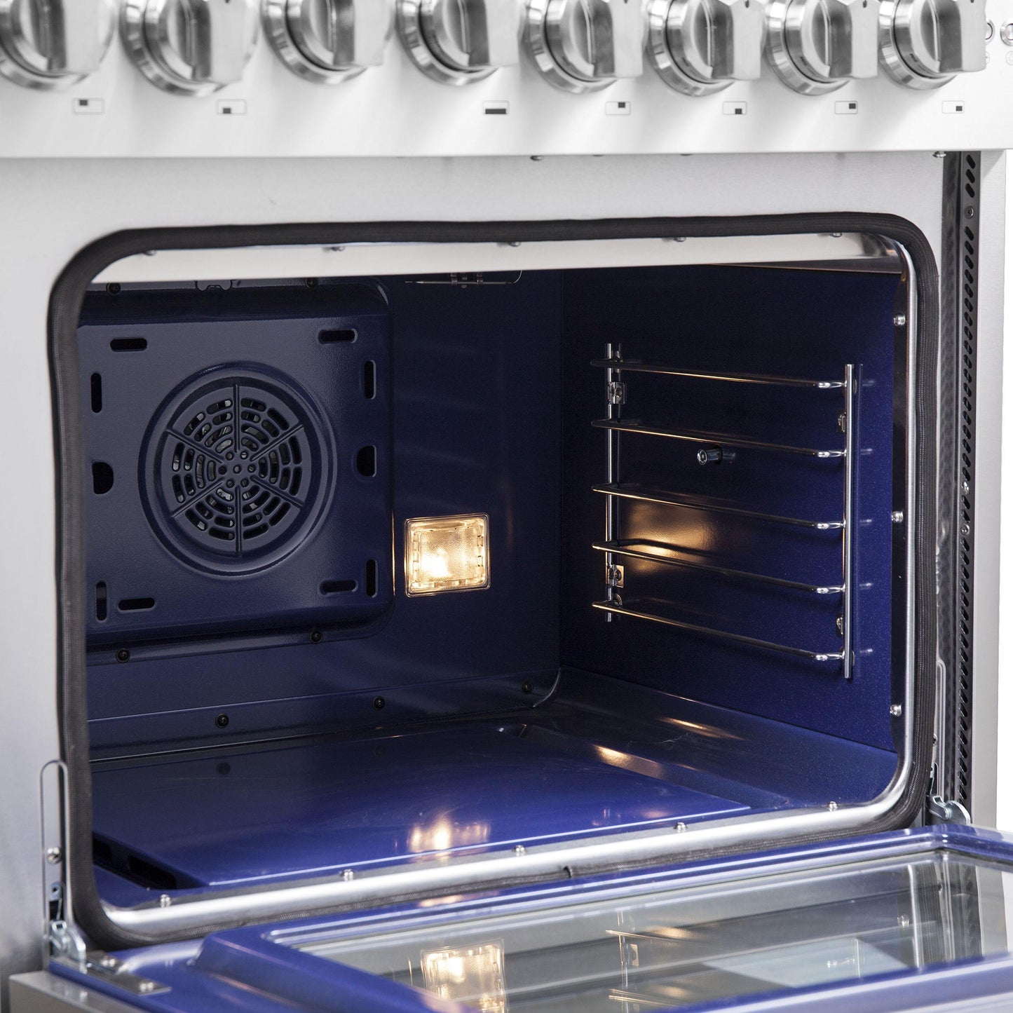 Forno FFSGS638748 Forno Capriasca 48" Freestanding French Door Dual Fuel Range