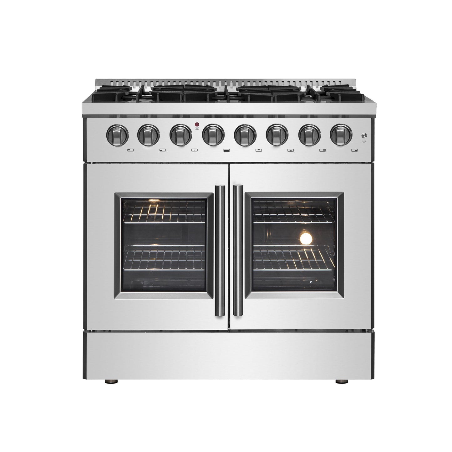 Forno FFSGS635636 Forno Galiano 36" Freestanding French Door Dual Fuel Range