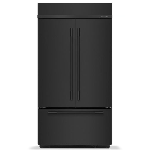 Kitchenaid KBFN542SBE 24.2 Cu. Ft. 42" Built-In French Door Bottom Mount Refrigerator With Platinum Interior