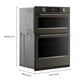 Kitchenaid KOEC930SBE 30-Inch Smart Electric Combo Wall Oven With Intelligent Cooking Camera - Black Ore