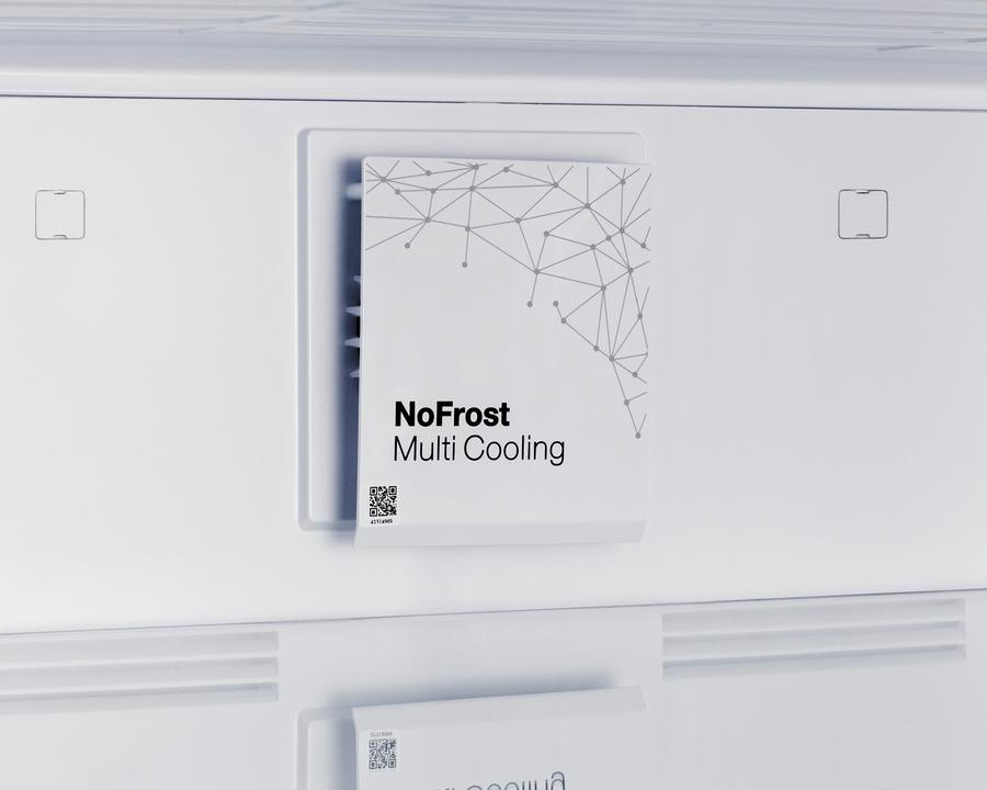 Summit FFBF124SSLHD 24" Wide Bottom Mount Refrigerator-Freezer