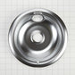 Jennair W10196405RW Electric Range Round Burner Drip Bowl, Chrome