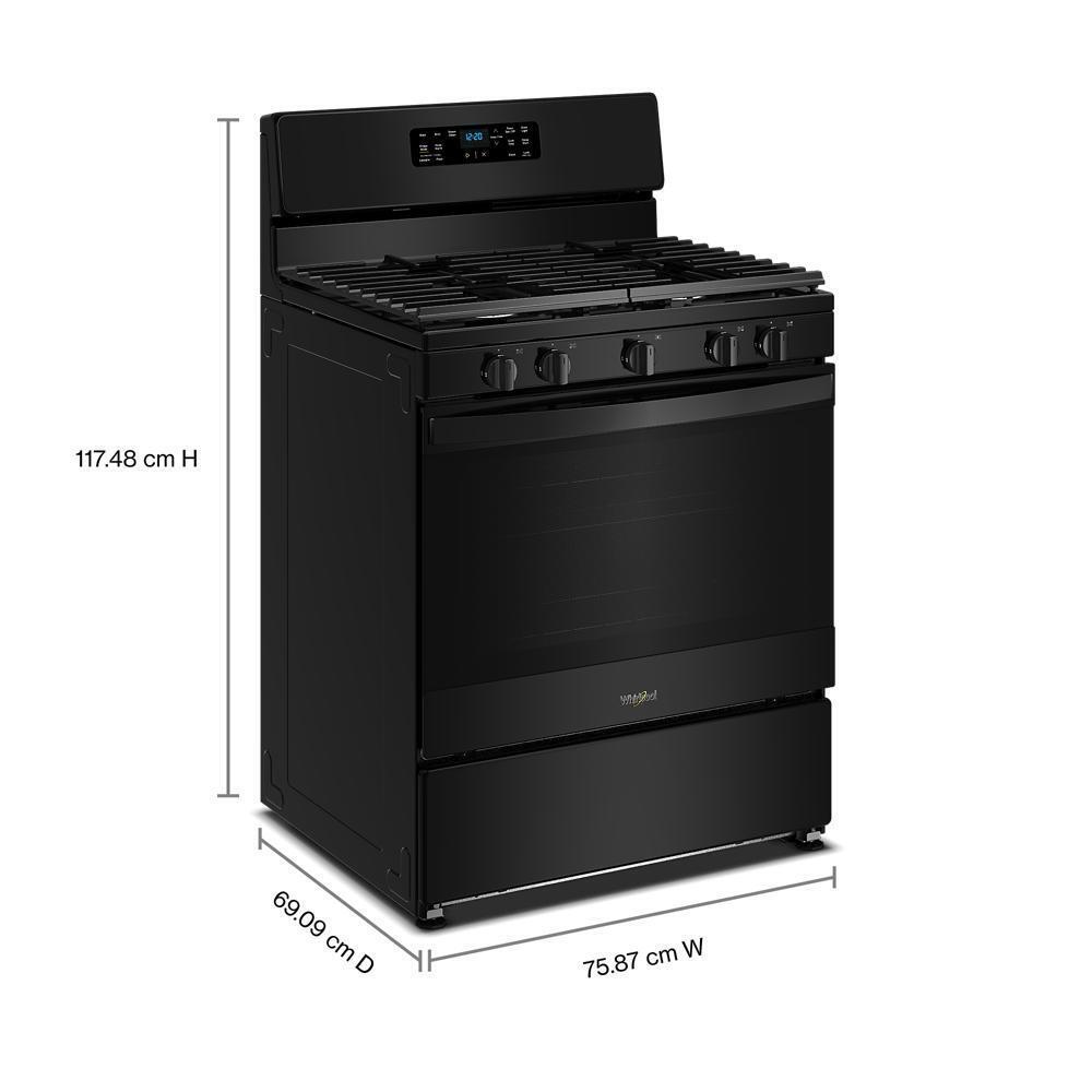 Whirlpool WFGS3330RB 30-Inch Gas Range With Crispy Mode And Griddle Zone